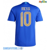 Camisa de time de futebol Argentina Lionel Messi #10 Replicas 2º Equipamento Copa America 2024 Manga Curta